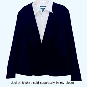 Lane Bryant Women’s Black Blazer. Size 22W Worn Once.